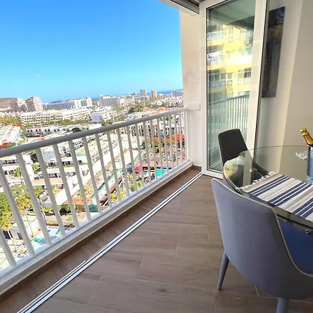 Panoramic & Sea View In Playa De Americas, Tenerife South شقة
