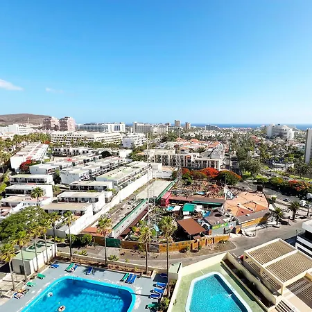 Panoramic & Sea View In Playa De Americas, Tenerife South شقة بلايا ذي لاس أميريكاس